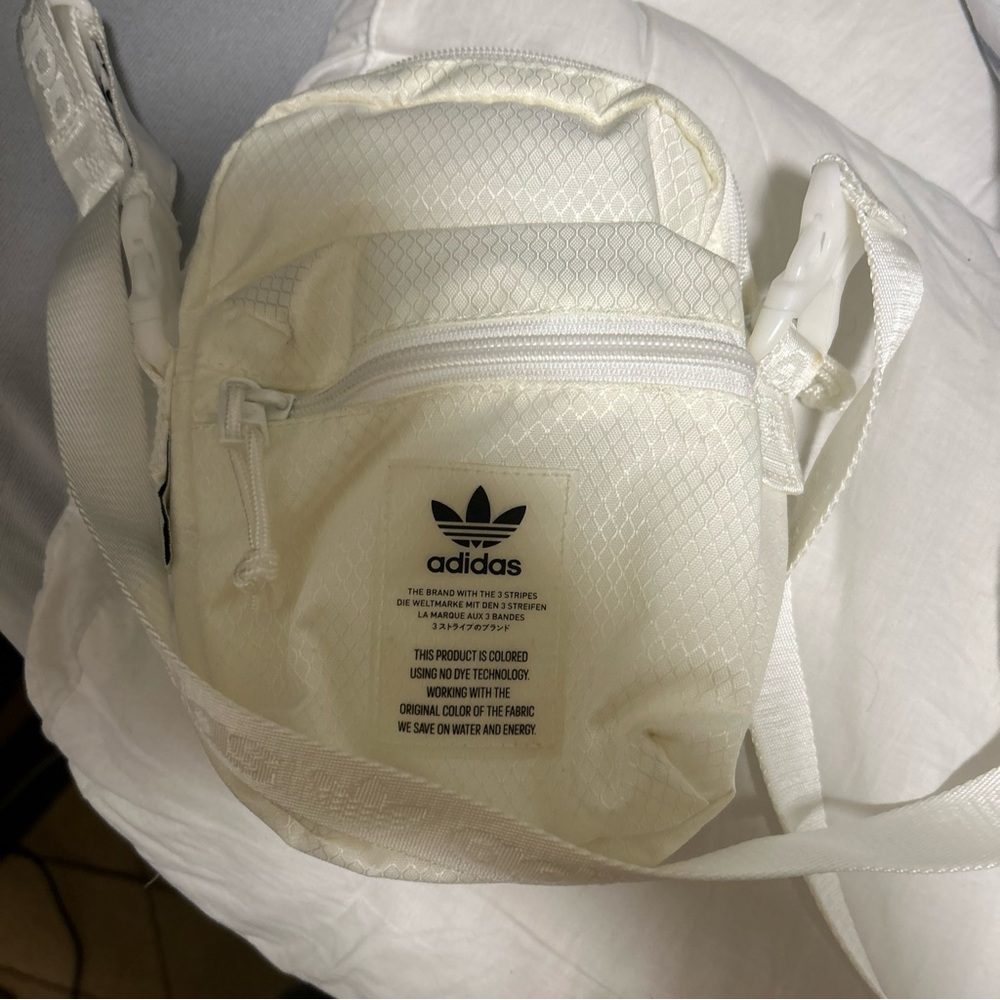 women's mini adidas crossbody bag (white) new festival satchel bag purse sport